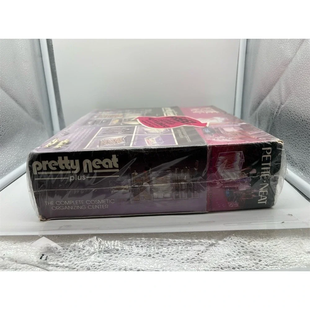 Vintage 1980s Pretty Neat Petite Neat Cosmetic Organizer Center Clear